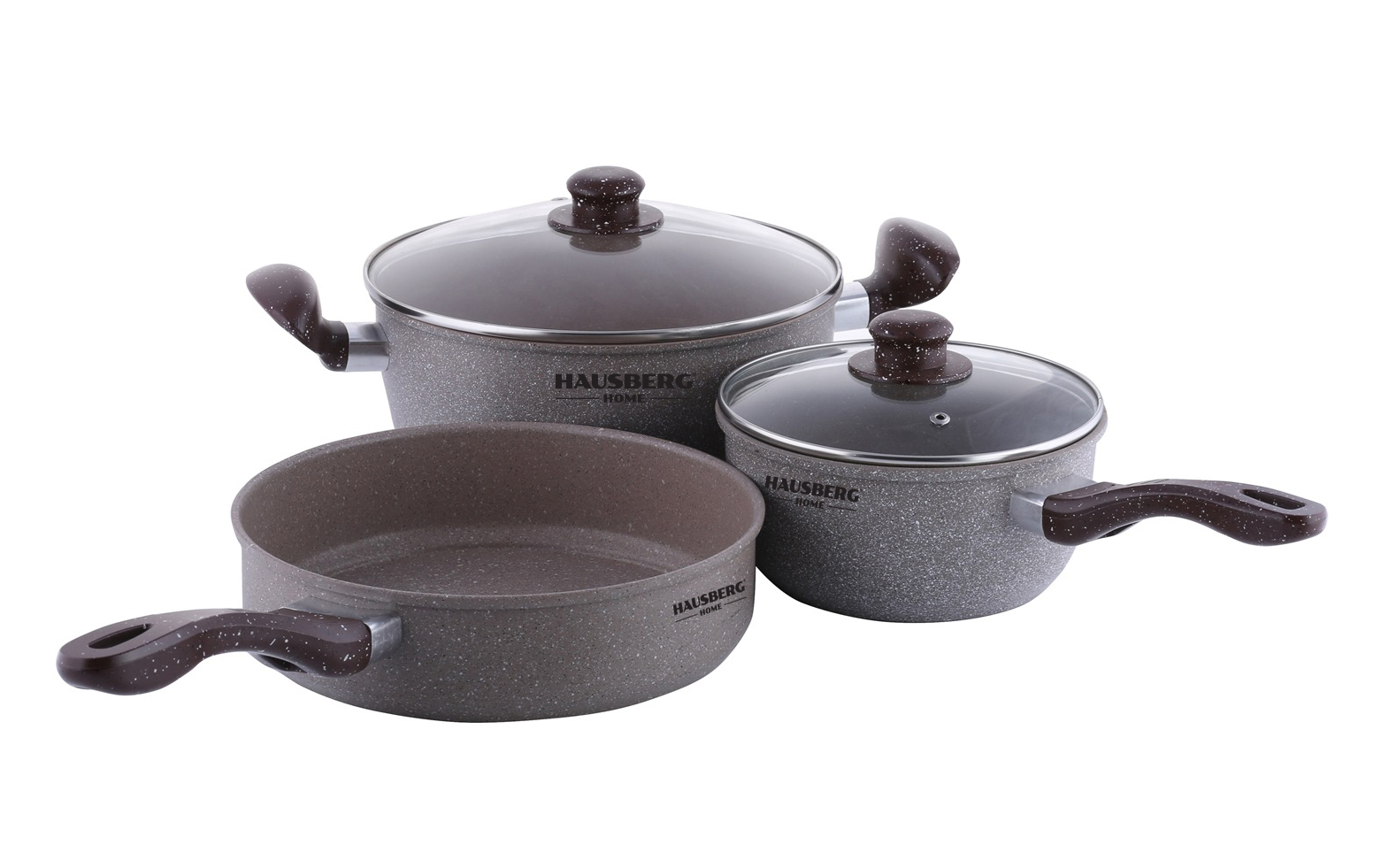 5 PCS GRANIT COOKINGWARE SET